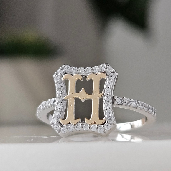 Harry Potter Hogwarts Alumni Crest Ring, solid 925 Sterling Silver - Picture 5 of 8